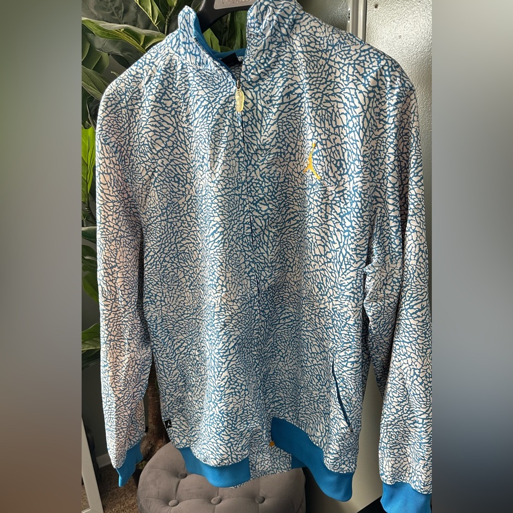 Jordan Blue and White Crewneck Sweater